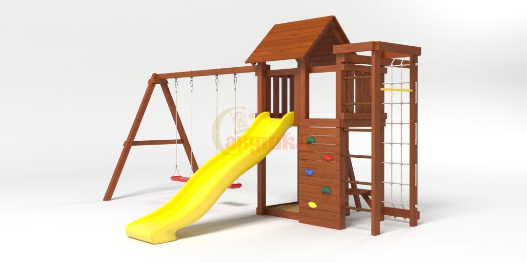 Детская площадка Савушка Мастер 10 - Махагон